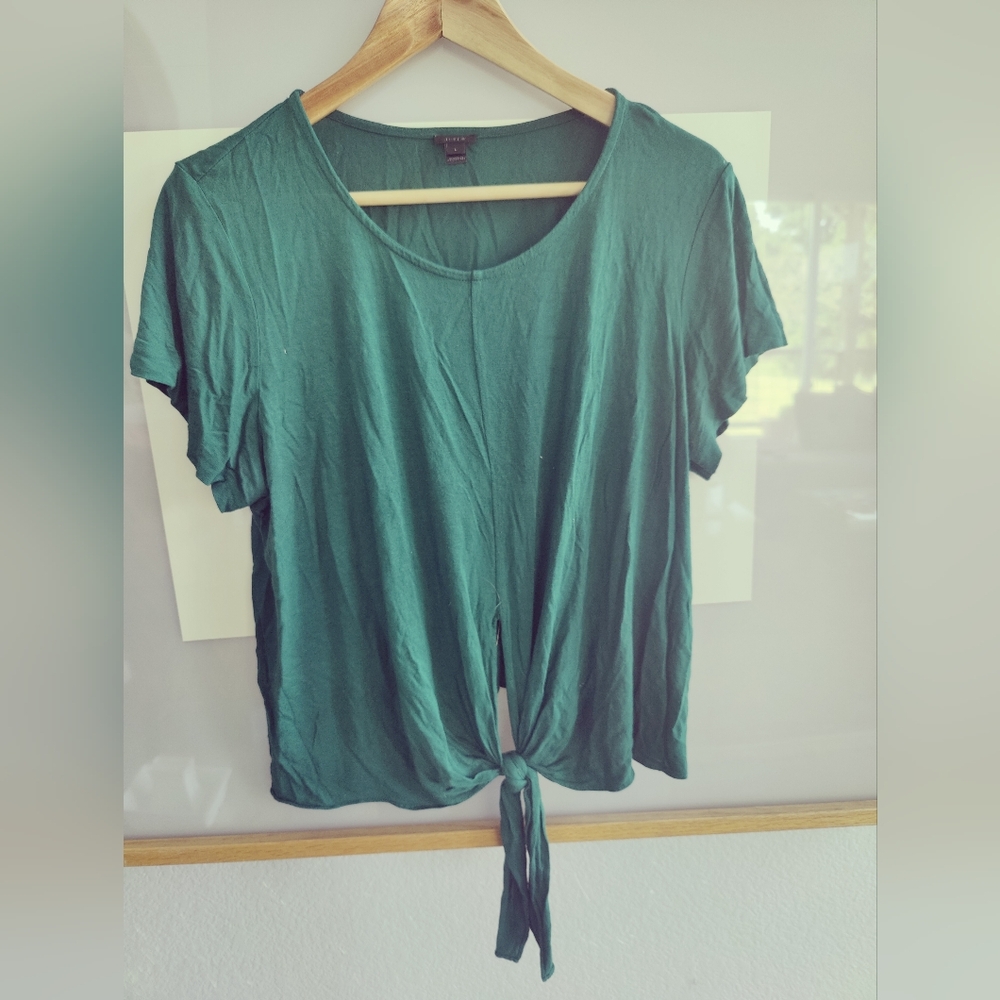 J Crew Tie Tshirt